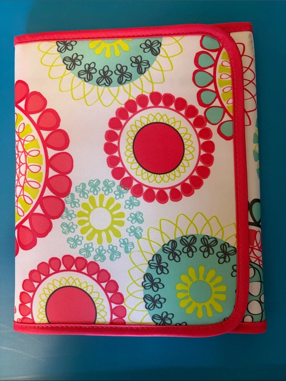 Thirty-One Fold-It-Up Organizer in Citrus Medallion Print